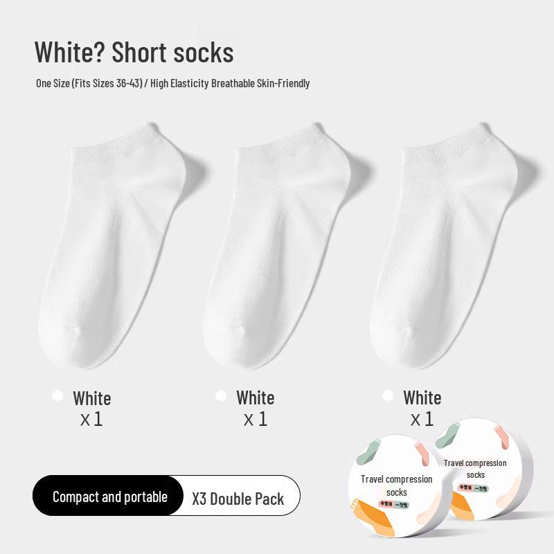 Newcomer Special: Breathable, Sweat-Absorbing Disposable Compression Socks for Summer - Unisex, Military Training, and Daily Use