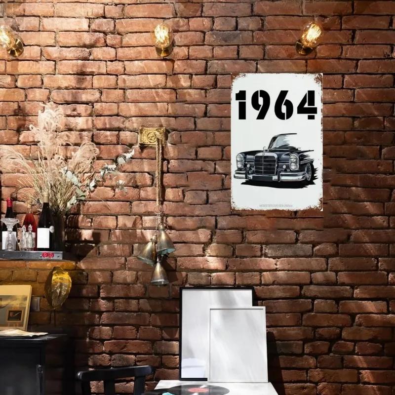 Metal Tin Poster 80s GTI Sports Classic Car Retro Metal Tin Sign Plaque Poster for Bar Club Wall Home Vintage Wall Plate Pendant