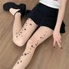 Star Print Thin Summer & Spring Stockings - Skin-Tone, See-Through, Cute & Versatile Tights