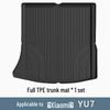 Eco-friendly TPE Floor Mats for Xiaomi YU7: Original Car Color Matching, Odorless, and Interior-Friendly.