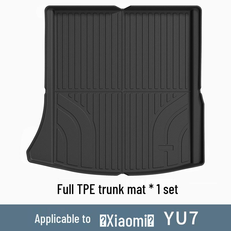 Eco-friendly TPE Floor Mats for Xiaomi YU7: Original Car Color Matching, Odorless, and Interior-Friendly.