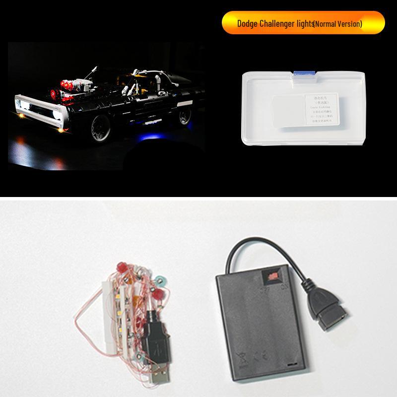 LED Light Kit for Lego Dodge Charger 42111 Fast & Furious Model