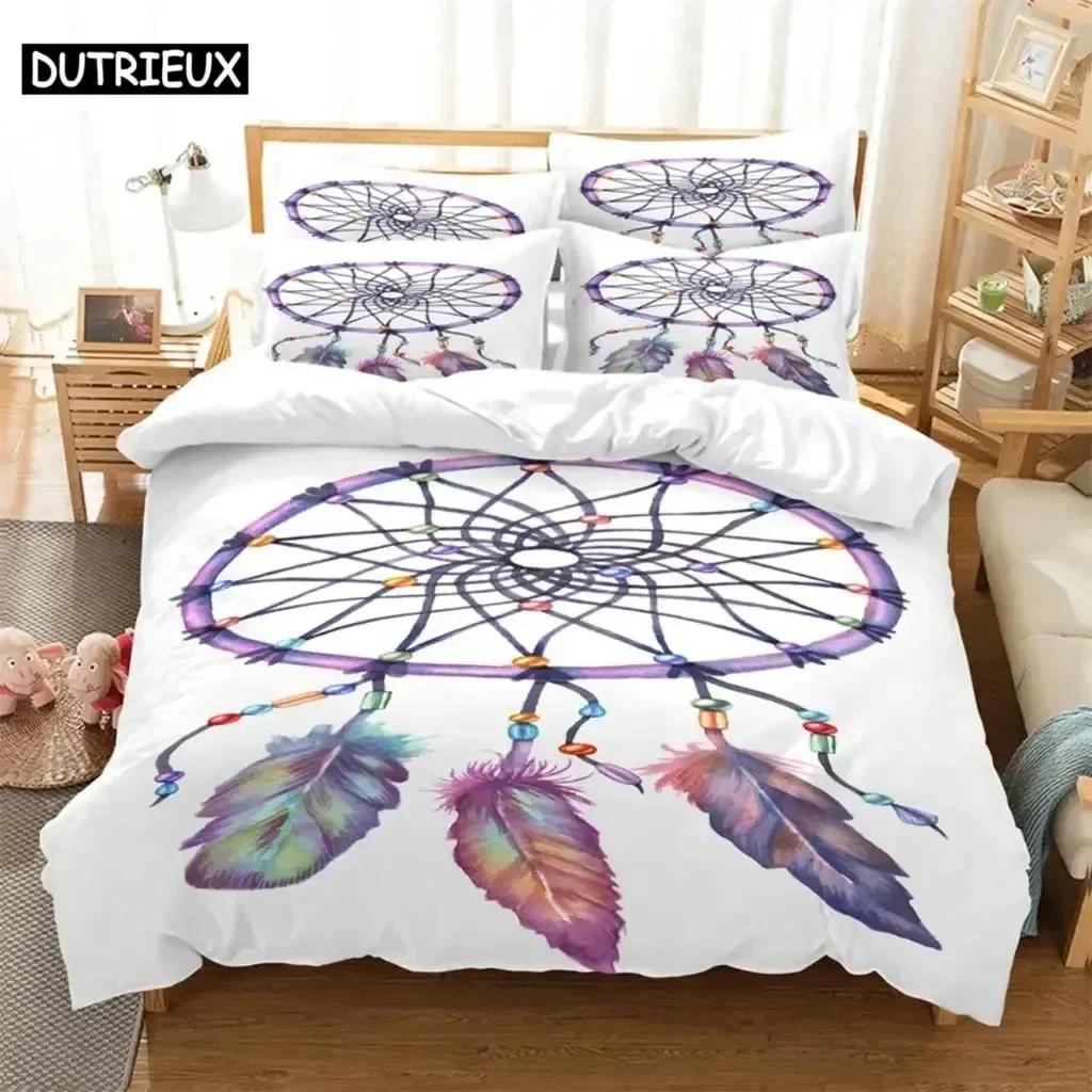 

New 3D Print Color wind chimes Comfortable Duvet Quilt Cover Pillowcase Bedding Set Children Bedroom Decoration Home Textile 70x133cm