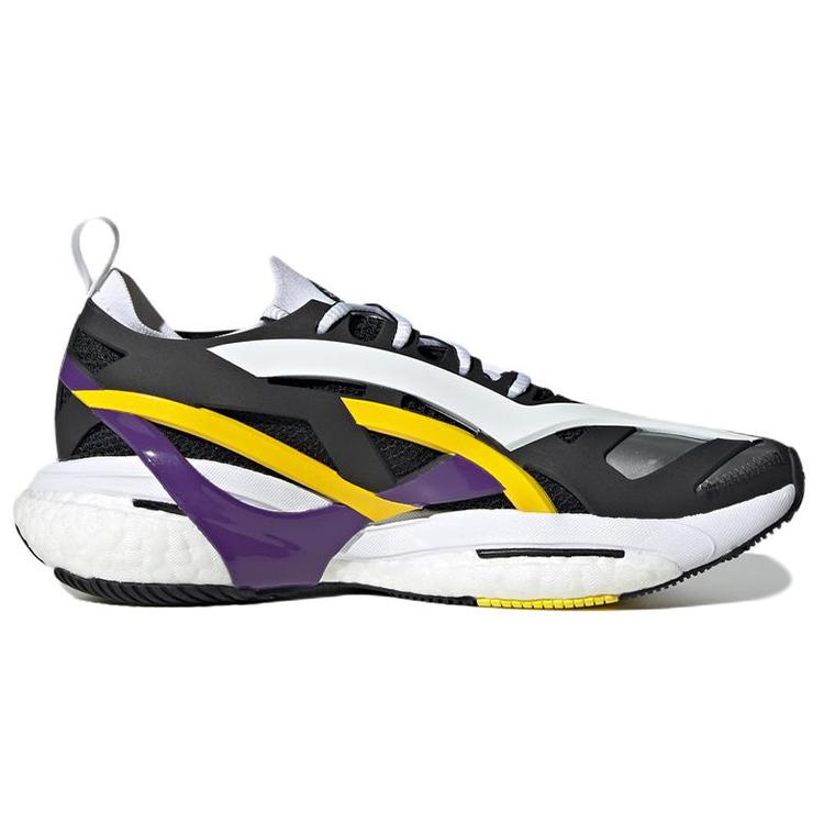 New Adidas Solarglide Stella McCartney Core Black Active Purple Shock Yellow Women's GX9858