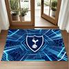 Tottenham Hotspur Design Crystal Velvet Rug Soft Decorative Mat for Bedroom Entrance