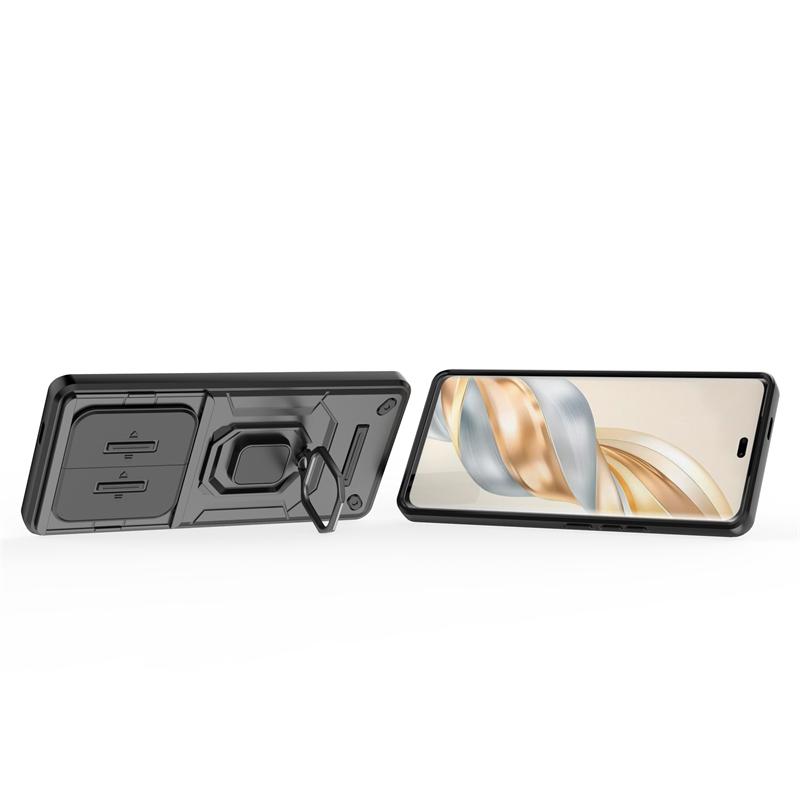 For Honor X9C Case Cover Huawei Honor X9C Capas New Shockproof Phone Back Bumper Slide Camera Lens Ring Holder Fundas Honor X9C