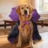 Halloween Pet Cape Costume Adjustable Wizard Cloak Cat Cosplay Apparel Halloween Party Accessories for Small Medium Dogs And Cats