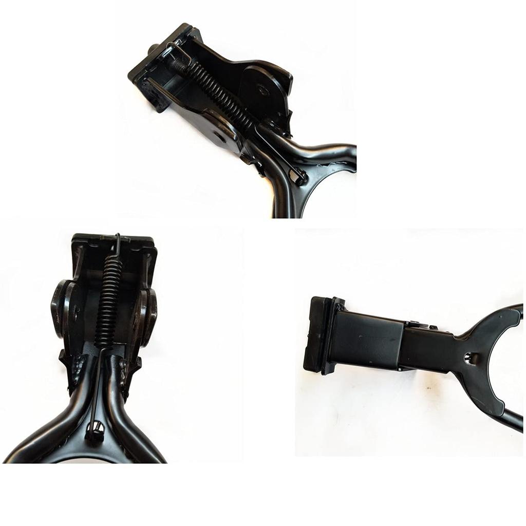 KUNANG Bike Kickstand, Double-Leg Iron Bicycle Kickstand for Mountain Bikes, Road Bikes, and 26-28 Inch Bikes, Adjustable Height, Iron, Black