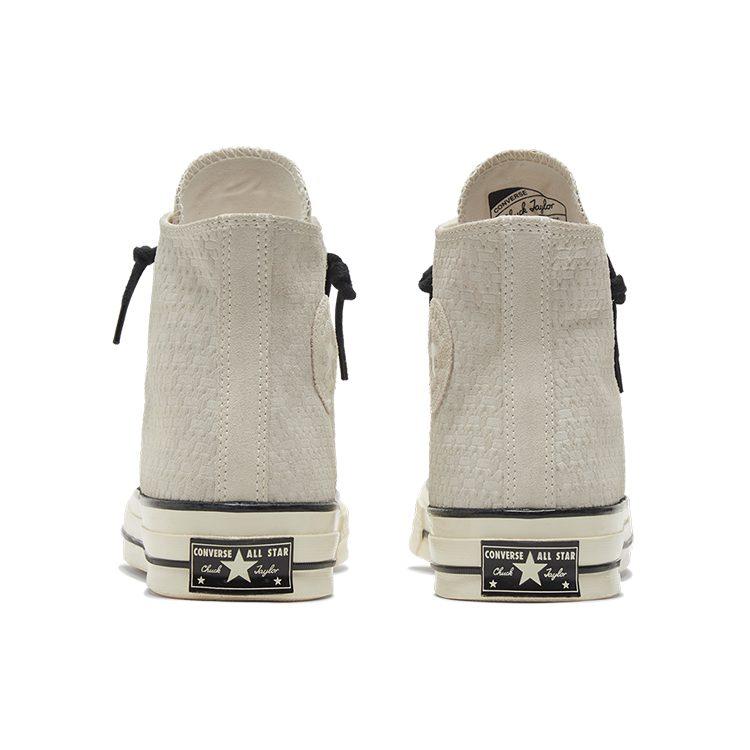 Chuck 70 Converse Zip High 'Egret Black' 169439C