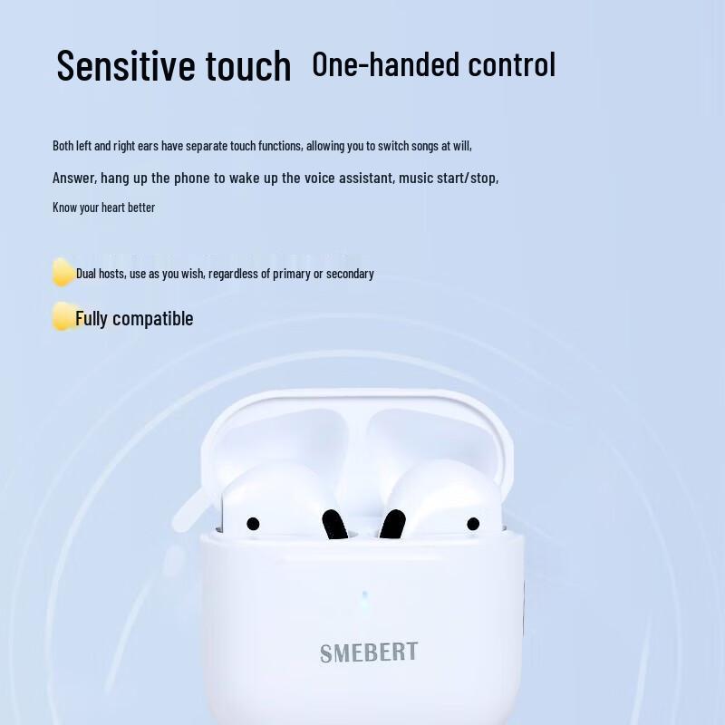 SMEBERT X1 Wireless Noise-Cancelling Bluetooth Earbuds