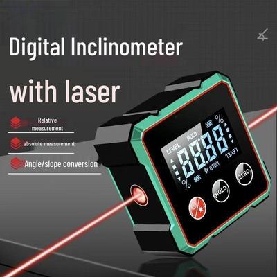 Magnetic Digital Level with Laser Protractor and Inclinometer
