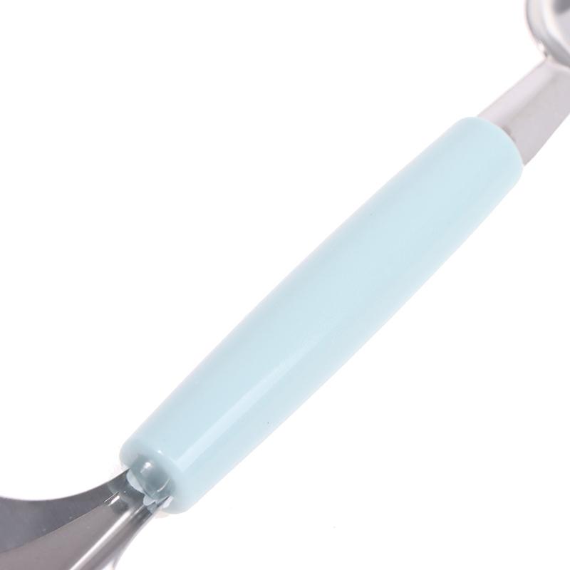 2 In1 Stainless Steel Carving Knife Fruit Ice Cream Baller Scoop Stacks Spoon