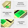 Digital Pocket Scale 500g x 0.01g High Precision Gram Scale Portable Jewelry Scale with Protective Cover Backlit LCD 7 Units Ta