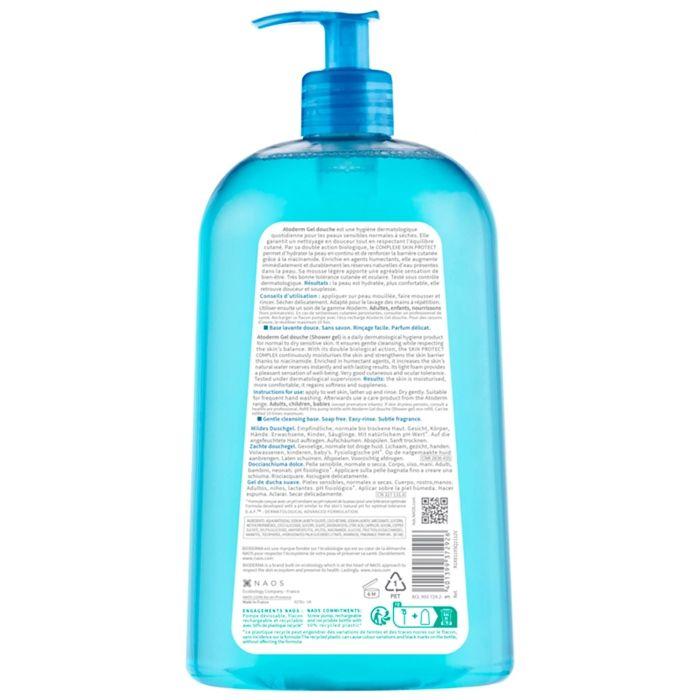 Gel Douche Bioderma Atoderm Pour Peaux Sensibles 1L