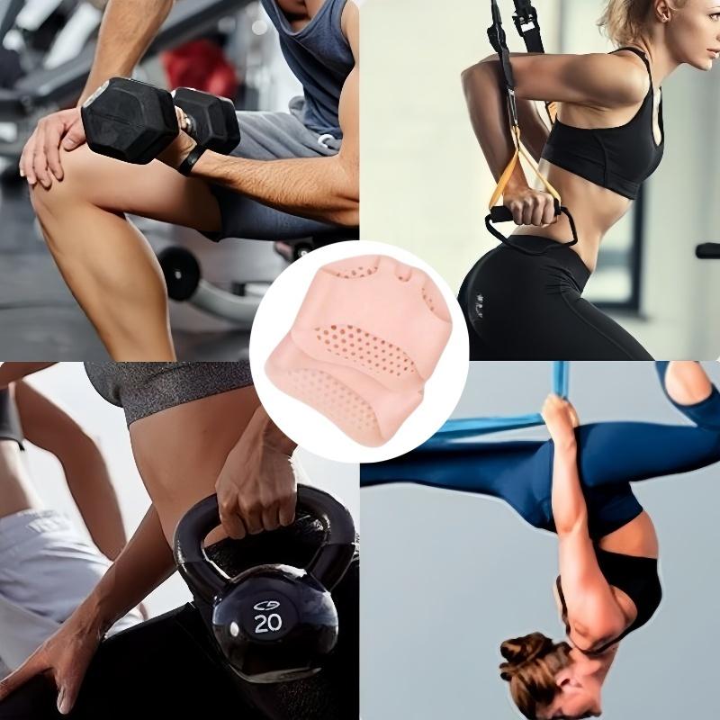 2 Piece Of Silicone Palm Pad - Breathable Silicone Material Honeycomb Pad, Anti-Callus, Cushioning Pad, Reusable.