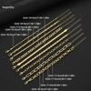 9pcs Simple Punk Chunky Chain Bracelet Set for Women Fashion Metal Snake Twisted Designs Multi Layered Bracelets Daily Jewelry