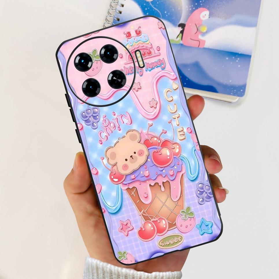 For Tecno Spark 20 Pro Plus Spark 20c 20Pro Phone Case Rose Flower Butterfly Stylish Fashion Soft Matte TPU Silicone Back Cover