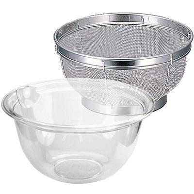 Nagao Bowl Cook Colander Made In Japan Heat-Resistant Bowl, 27cm, 4500ml, Set,