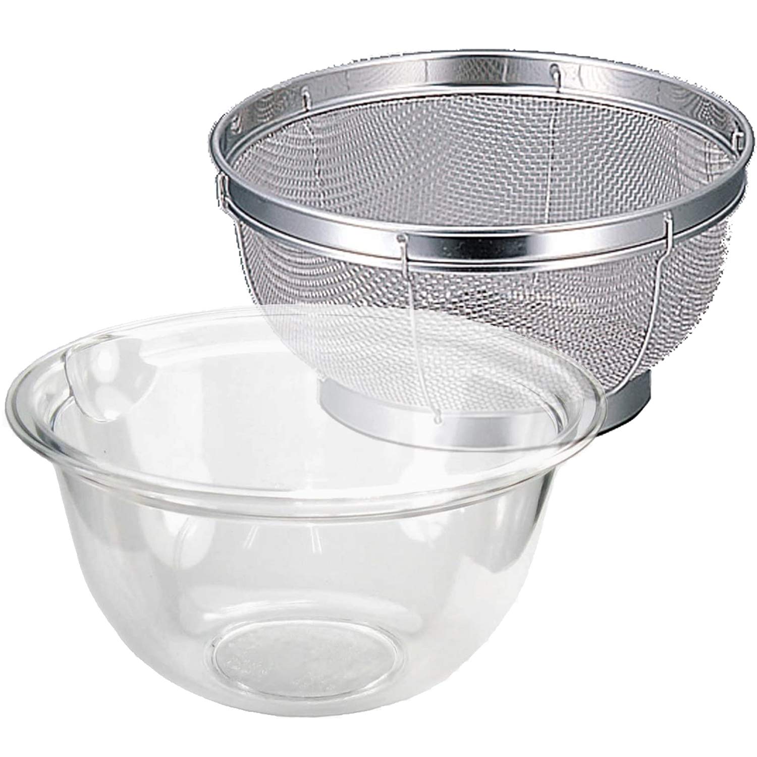 Nagao Bowl Cook Colander Made in Japan Heat-Resistant Bowl, 27cm, 4500ml, Set,
