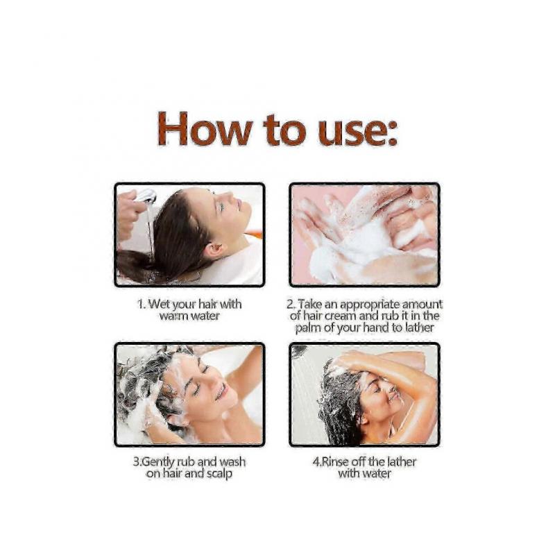 Kräuterwurzel Dichte Haaremulsion Straffende Und Verdickende Haaransatz Reparatur Stark, Nährend Und Feuchtigkeitsspendend Haar