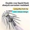 1Pcs /4 Color Squid Jig Lure With Fish Attracting Light Fishing Lures For Outdoor Fishing Activities