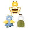 Baby Head Protector Backpack, Cute Animal Soft Cushion Prevents Babies Backward Fall, Breathable Stuffed Backpack Pad for Toddlers Head Protection