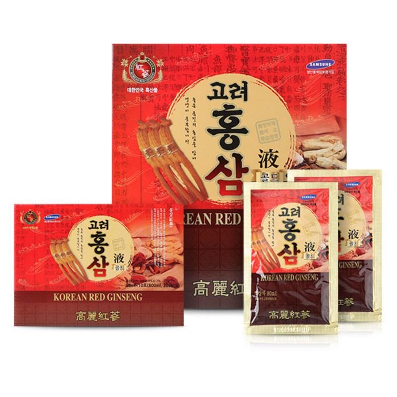 

Koryo Red Ginseng Liquid Gold 80ml x 60 sachets, 80ml, 60 pieces