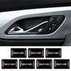 10PCS Car Reflective Sticker for Mitsubishi All Models Outlander Lancer ASX Pajero 3D Adhesive Safety Warning Decal Accessories