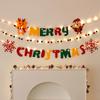 DIY Handmade LED String Light Decorated Holiday Hanging Home Room Ambient Hanging  Background Pull Flag Banner Pendant Lights