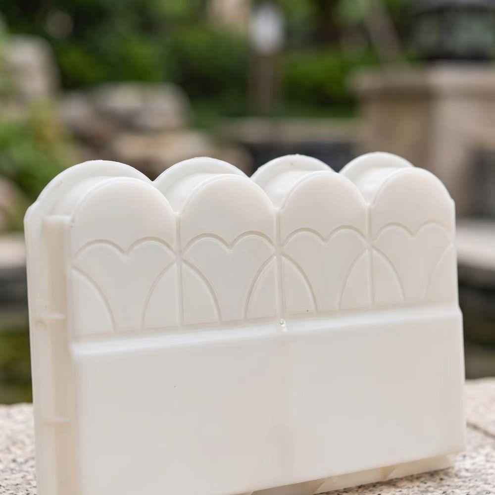 Reusable Garden Fence Mold Easy Operation Brick Mold DIY Flower Bed Mold Patio