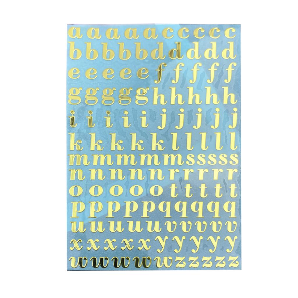 Small Epoxy Alphabet Lower for Case Letters Stickers for Kids Art Craft DIY Deco