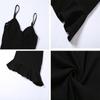Dark Sexy Perspective Mesh Stitching Dress Summer Skirt
