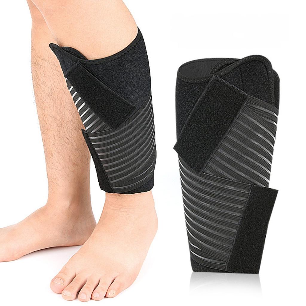 Adjustable Compression Calf Support Bandage Sleeve For Running Sports Protective Gear Splint Wrap Support