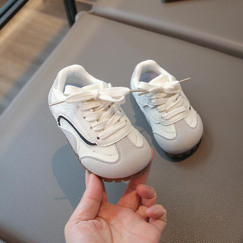Children's Low-top Board Shoes Spring and Autumn New Boys' Sports Shoes Girls' Round Head Casual Shoes Medium and Small Children 1-6 Years Old Board