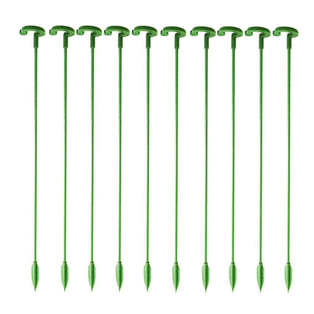 10Pcs Plant Trellis Stakes Vertical Growth Support Holder for Indoor and Outdoor Plants Tomatoes Beans Flowers
