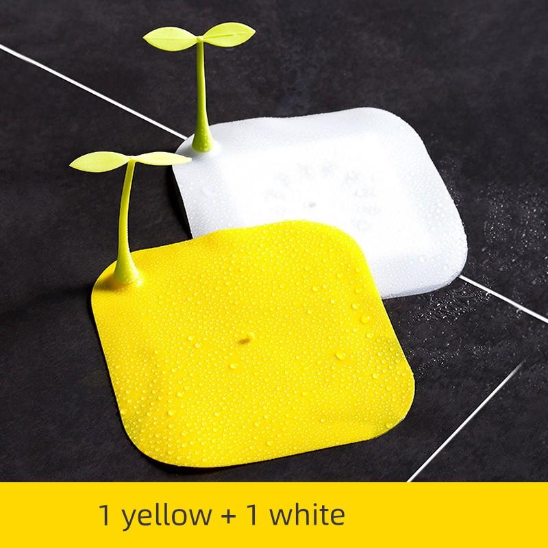 Floor Drain Deodorizer Bathroom Silicone Bean Sprout Mat Anti-Odor Cover Toilet Sewer Anti-Insect Anti-Odor Stopper Deodorizing Cover