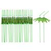 20Pcs Party Straws Hawaiian Style with Umbrella Coconut Palm Design Disposable Party Straws Perfect