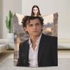 Tom Holland Warm Blanket For Living Room  Funny Throw Blanket Spring Travel Car Flannel Bedspread