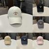 Cap Fashionable Baseball With Alphabet And Cat Embroidery Design For Daily
