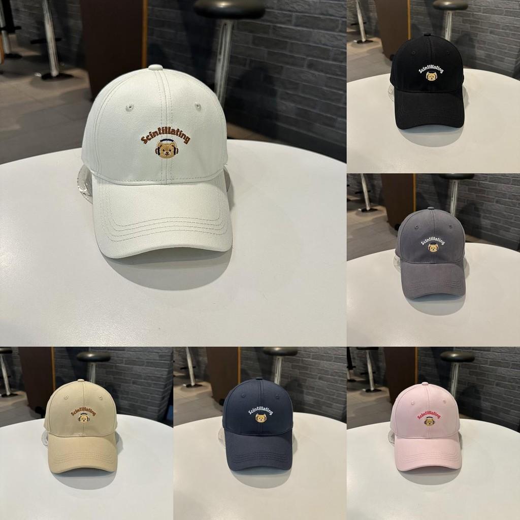Cap Fashionable Baseball With Alphabet And Cat Embroidery Design For Daily