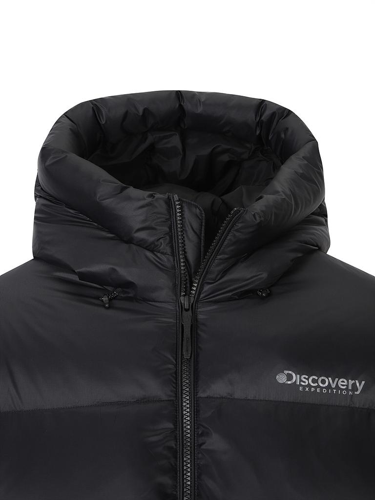 Discovery Expedition Men'S Olton Down Short Padded Jacket (Black)