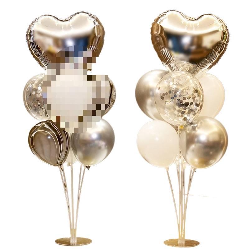 Glowing Balloon Column Stand for Birthday, Party, Shop Opening, or Proposal Decorations