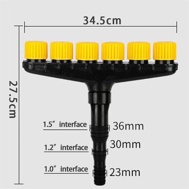 Agriculture Atomizer Nozzle Garden Lawn Sprinkler Farm Vegetable Irrigation Adjustable Large Flow Watering Tool