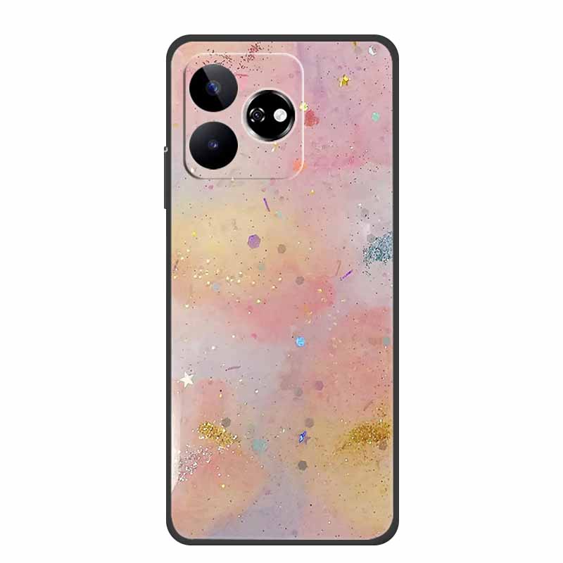 For ZTE Blade V60 Case 6.72" Marble TPU Soft Silicone Back Cover Phone Cases for ZTE Axon 60 4G Protector Cute Mica Painted etui