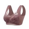 Popular Plus Size Lace Wire-Free Ice Silk Seamless Breathable Bra for Beautiful Back and Slimmer Look.
