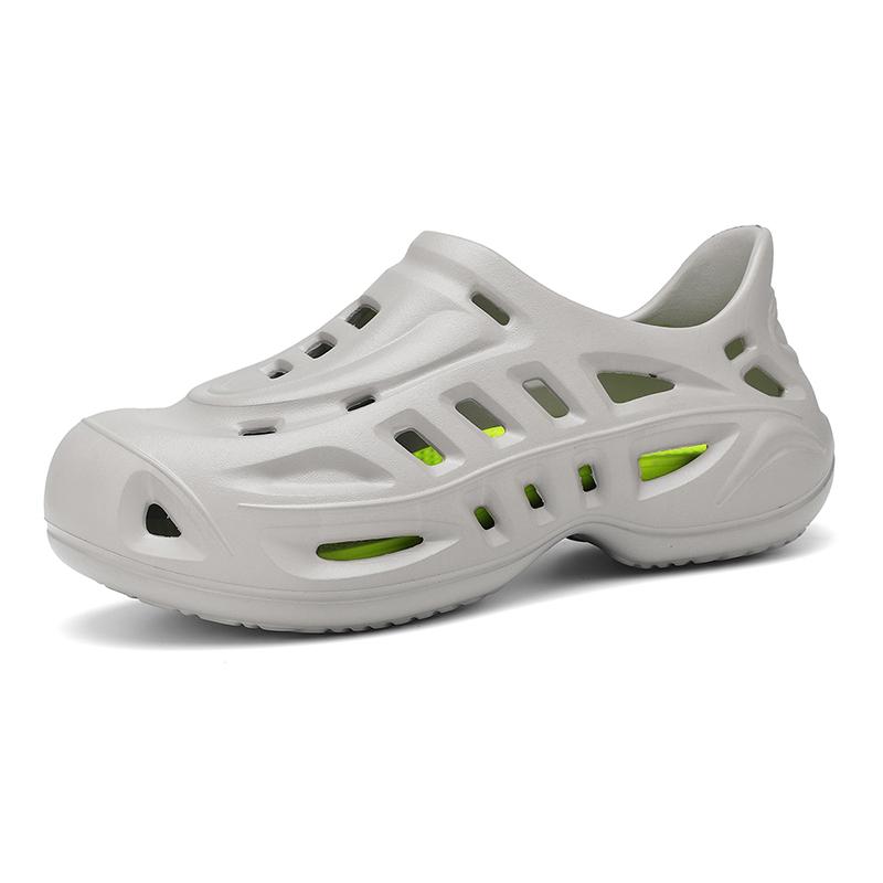 

Baotou Sandals Men s 2026 Summer New Outerwear Thick-Soled N-Slip Casual Sports Beach Sandals 44-45 сірий колір