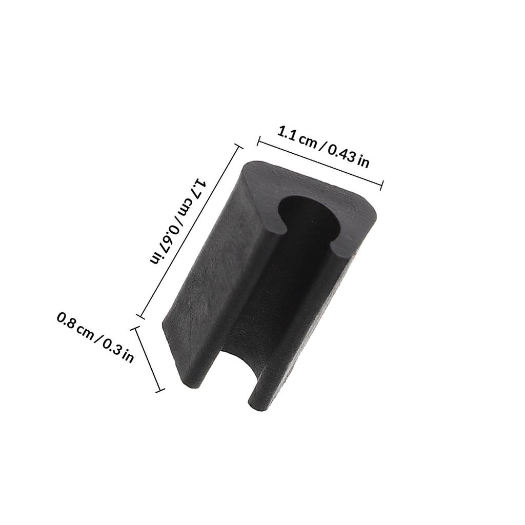 100Pcs Sink Grate Feet Plastic Chair Glides for Hardwood Floors Kitchen Rack Protector Wire Bumper Non-Slip Floor Protector