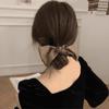 1piece Cute Bowknot Scrunchies Headwear for Women Girls Korea Elastic Ponytail Hair Band Black Brown Coffee Hair Accessories