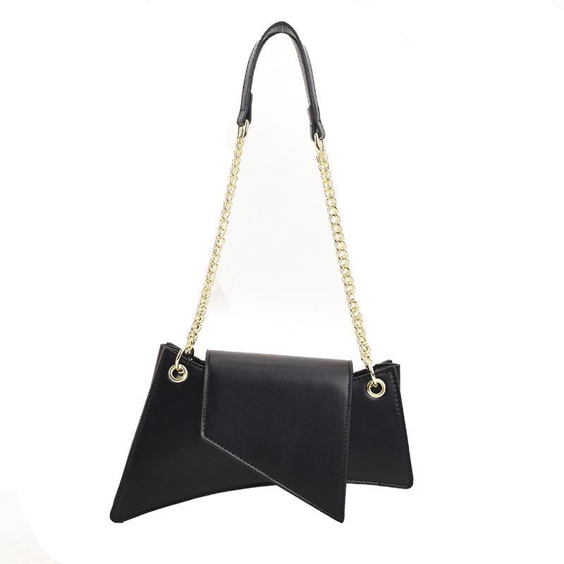 

This year s popular bag 2025 Korean version fashion personality ins Internet celebrity girl foreign chain one-shoulder small square bag pu чорний