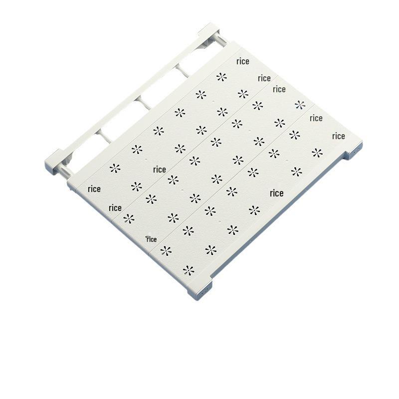 Retractable Wardrobe Storage Rack with Layered Partition for Dormitory Use